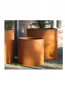 Cylinder - The Corten Steel Planter