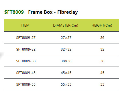 SFT8009 Frame Box - Fibreclay