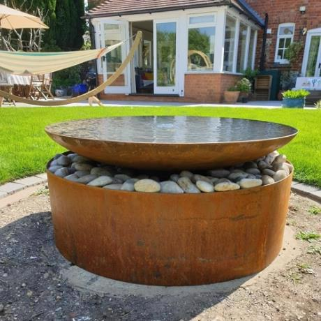 Corten Steel  fountain